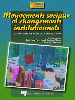 cover image of Mouvements sociaux et changements institutionnels